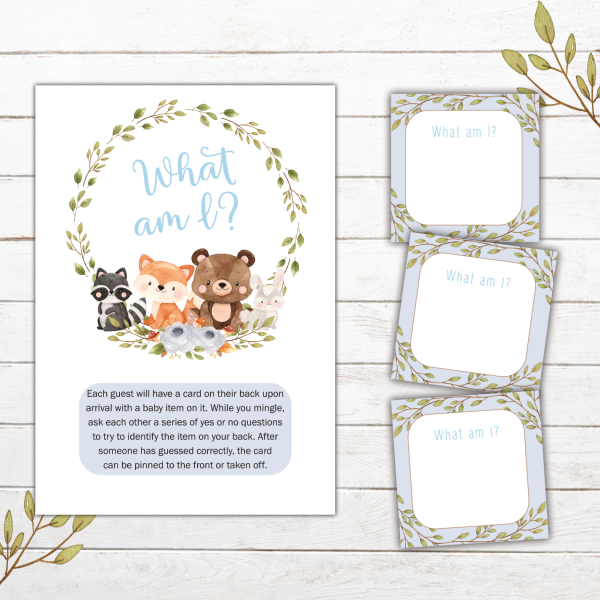 Woodlands (Boy) Baby Shower Stationery - Image 6