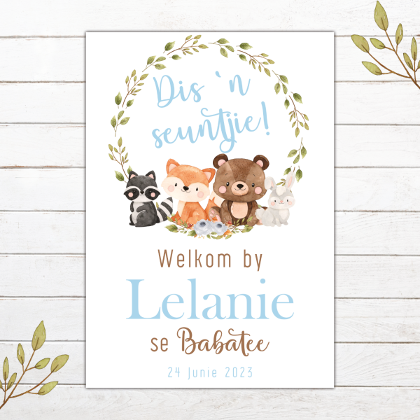 Woodlands (Boy) Baby Shower Stationery - Image 13