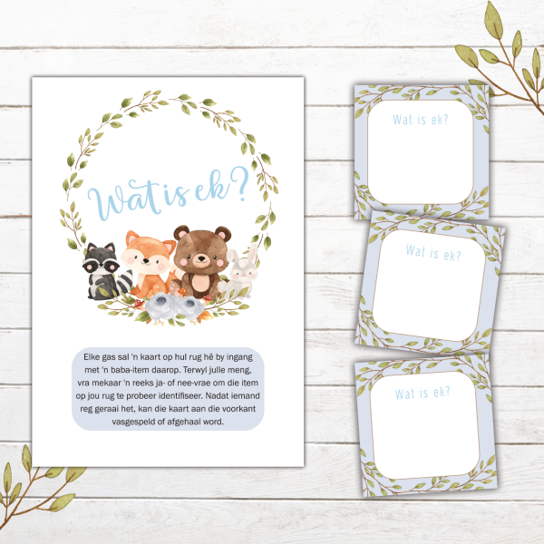 Woodlands (Boy) Baby Shower Stationery - Image 14