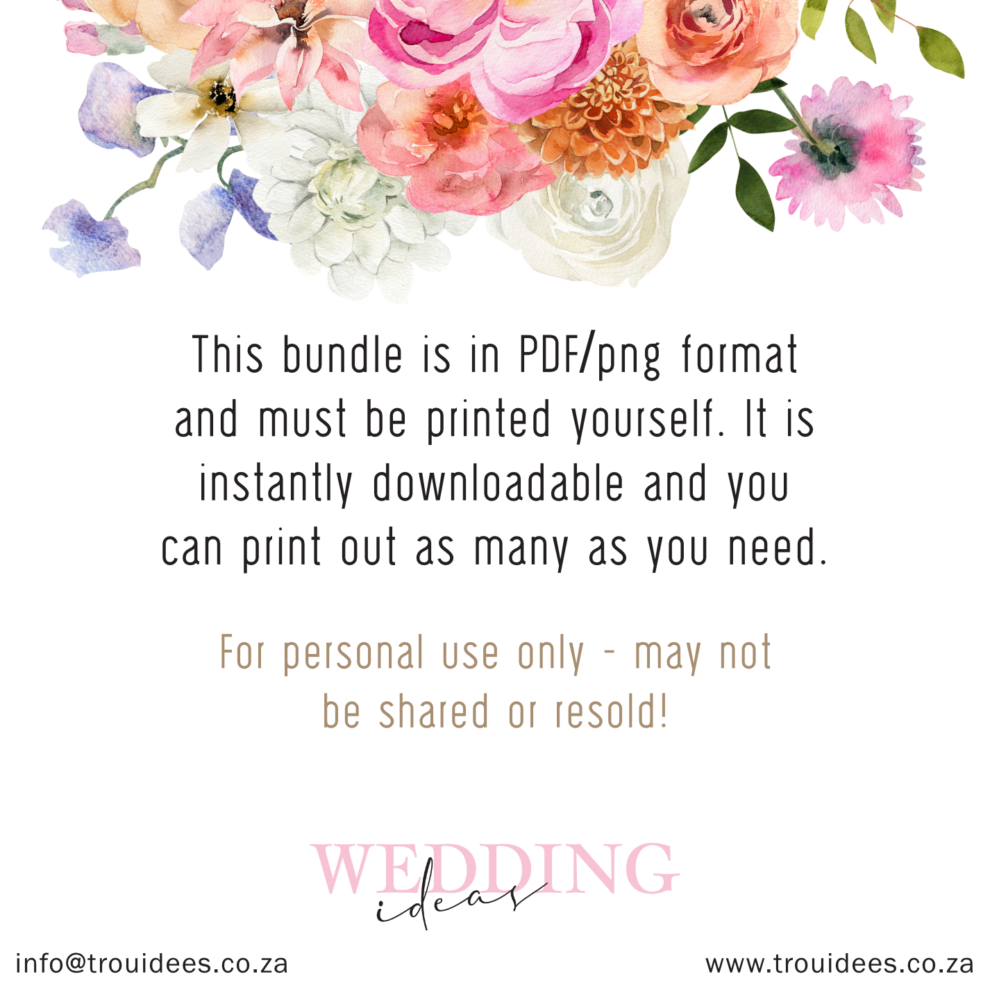 Love in Bloom Wedding Stationery - Image 15