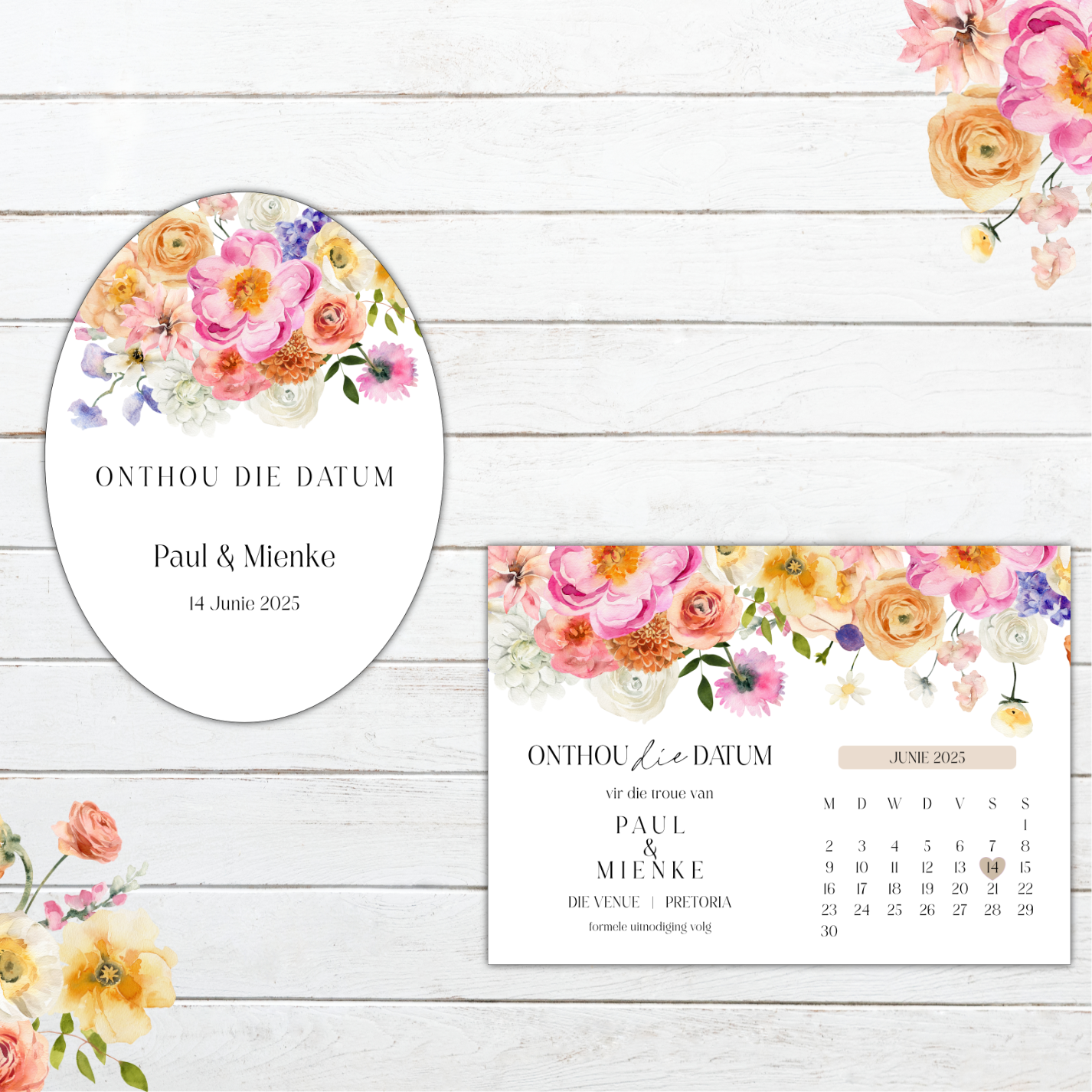 Love in Bloom Wedding Stationery - Image 3