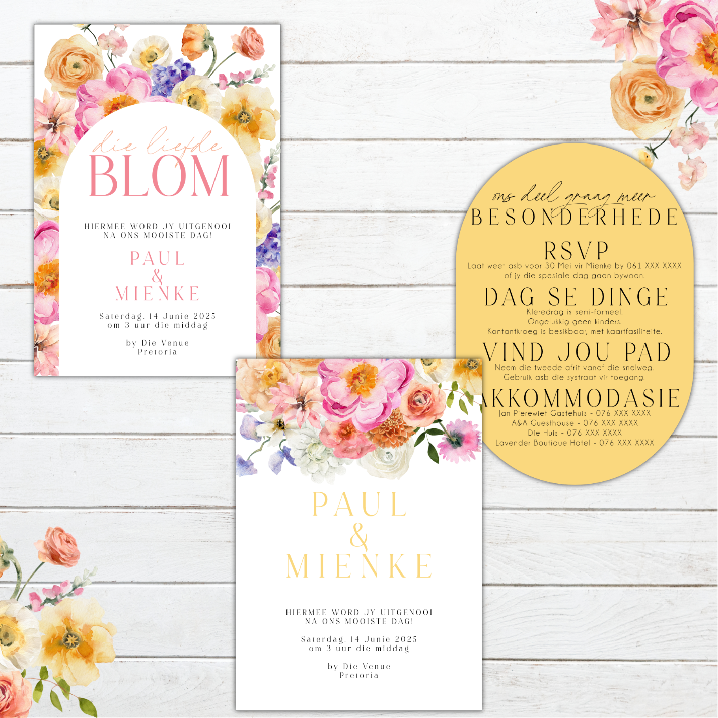 Love in Bloom Wedding Stationery - Image 4